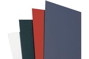 FALAMBI 100 Rückwände/Deckblätter Classic A4, schwarz mit Leinenstruktur