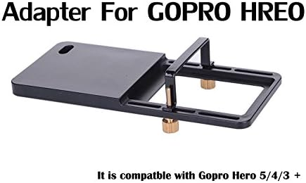 Mount Plate Adapter For GoPro Hero 6 5 4 3+ Yi 4k Cam Switch Mount for DJI Osmo Mobile Gimbal Zhiyun Smooth Q Gimbal Feiyu SPG Gimbal EGV Gimbal And All Other Brandname Gimbals Accessories