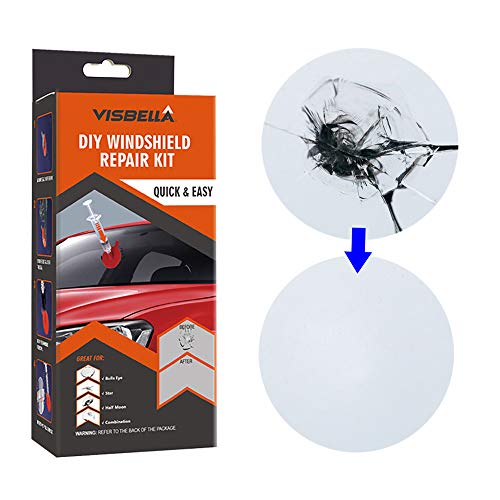 Visbella Kit de réparation de Pare-Brise pour réparation de vitres de Voiture (Paper)