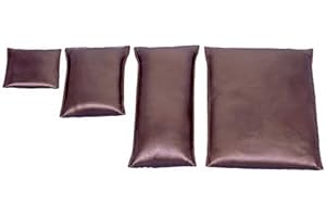 WILLY BEHREND Fine-Grained BEHREND Sandbag Sleep Positioner, Faux Leather Bed 18X45 CM 10lb