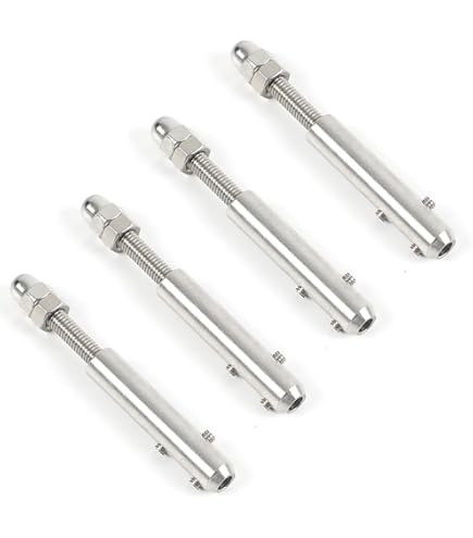 Ganasce Inossidabile 316 Per Cavi Ditali Per Fune Metallica 20pz - Acciaio Inox 316, Per Cavi 2mm, Marine/edilizia Ganasce Inox 316 - 14