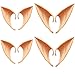 Produktbild Xinlie Elfenohren Fairy Ear Latexohren Spitzohren Hautfarben für Halloween Karneval Party Pixie Cosplay-Zubehör Feen Kobolde (4 Paar)