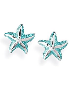 Heartbreaker Damen- Ohrstecker Sealife Seestern 925 Silber Brandlack LD SL 21 BU