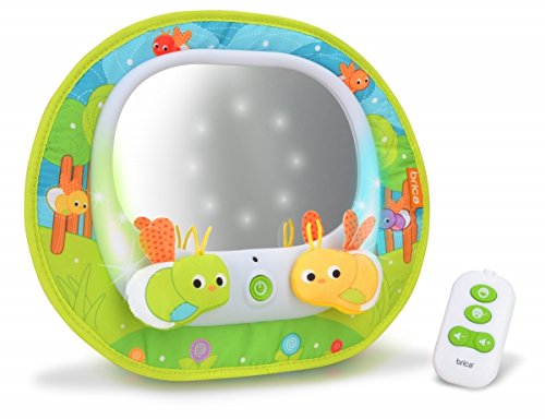 BRICA Munchkin 'Baby In Sight Magical Firefly' Rear View Car Mirror with Remote Control