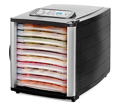 Riviera & Bar QDH 510 Déshydrateur, 800 W, Noir, Gris