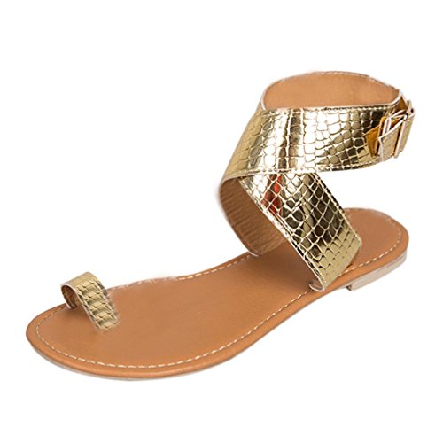 Preisvergleich Produktbild cinnamou Stickerei Babyschuhe Baby Mädchen Jungen Soft Sole Schuhe Sneakers Casual Sandalen Süße Anti-Rutsch-Babyschuhe Krippeschuhe Strandschuh (37, Gold)