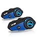 Price comparison product image LX-B2 MotoFon Bluetooth Motorcycle Helmet Wireless Hi-Fi Stereo Headset/Intercom Communicator (2pcs)