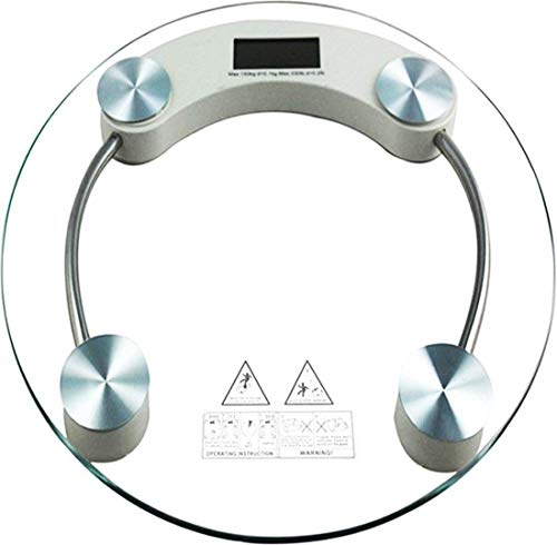 ISABELLA Electronic Thick Tempered Glass & LCD Display Electronic Digital Personal Bathroom Health Body Weight Weighing Scale, weight scale digital, weight scale for human body (color and model may vary) RS.559.00