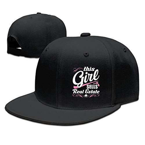 Preisvergleich Produktbild Dieses Mädchen verkauft Immobilien Unisex Snapback Flat Bill Baseballmütze Fashion29