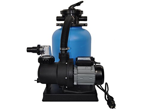 8,0m³/h Sandfilter ECO Ø 400 mit SPS-100-1 Pumpe bis 40m³ Becken - 2
