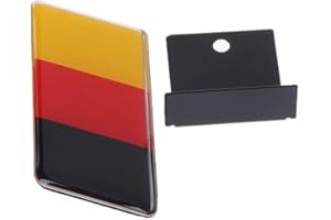 fatteryu 1pc German Flag Front Grille Sticker Emblem Badge For Gol