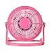 Produktbild Warmhome Mode 4 Zoll Kunststoff Silent Fan Sommer Kleine USB-Mini-Lüfter Office Desktop Pink Round