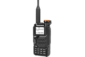 PQIQP UV-K5 Dual-Band Portable Two-Way Radio UHF/VHF Walkie Talkie Long Range and Rechargeable Comunicador for Camping and Hiking 5W FM