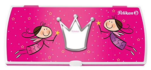 Pelikan Deckfarbkasten Prinzessin mit 12 Farben und 1 Tube deckweiß, pink [Special Edition]