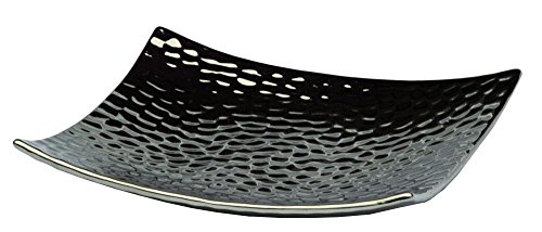 Moderne Dekoschalen Silber Dekovasen Schale Dekoteller Obstschale Kerzentablett (Länglich klein) - 6