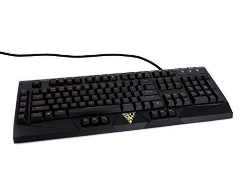 Preisvergleich Produktbild Hermes Gamdias Ultimate - Mechanische Tastatur (Cherry MX-Blau) US LAYOUT