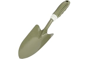 JonesHouseDeco - Cazzuola a mano in acciaio al carbonio a prova di piegatura, 34.5 cm, ergonomica, resistente alla ruggine, diserbare, spostare e levigare il suolo #2010