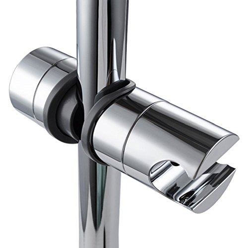 flintronic Brausehalter Ersatz 18–25 mm, Verstellbar Brausehalter Dusche kopf ABS Chrome Fertig, für Badezimmer - 2