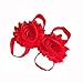 Chnli 10 Pcs Baby Girl Foot Flowers Barefoot Sandals Newborn Flower Feet Accessory Infant Footwear Toddler Chiffon Shoes