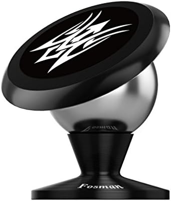 Fosman Universal 360 Rotatable Magnetic Car Mount For iPhone Samsung Sat Nav (42mm TF Black)