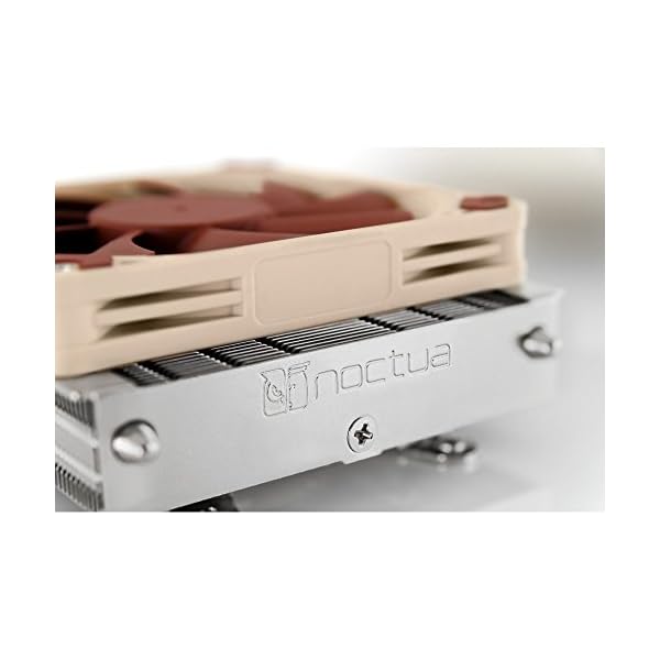 Noctua NH-L9a-AM4, Disipador Silencioso de Perfil Bajo para las CPU de la Plataforma Ryzen de AMD (Marrón)