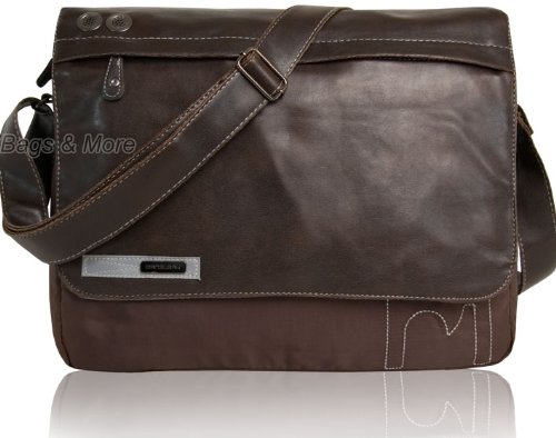 DANIEL RAY Umhängetasche BOUND Schultertasche Laptop Tasche Braun - 2