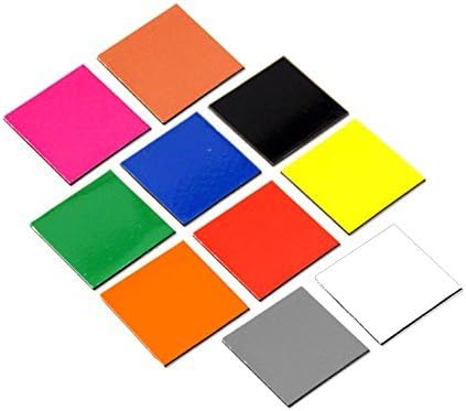 KCTS Ltd - Magnetic Shapes - Squares - Pink - 1 x 1cm
