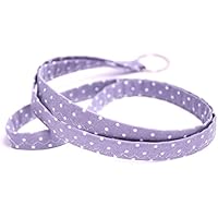 Schlüsselband grau Punkte Schlüsselanhänger Lanyard