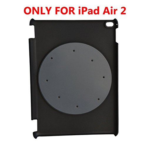 Ipad Air 2  Hülle KINDEN Hand-Halter-rückseitige Abdeckung Schutz 360 Grad-drehender mit verstellbarem Band für Apple iPad Air 2 (schwarz) - 3