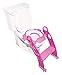 Karibu Cushion Step Potty with Step Ladder (Pink)