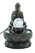 Importwala Bronze Blessing Budha Electronic Indoor Decorative Water Fountain with Multicolor LED Light for Home Decor/ Table/Office/ Living Room/ Gifts (Dimensions: 5*5*7.5 inch) RS.1887.00