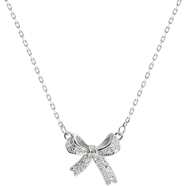 Orecchini In Argento 925 Rosé E Cubic Zirconia Con Chiusura Perno E Farfalla
