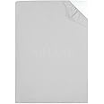 Percale Easy Care Polycotton Bunk Bed Fitted Sheet 2ft 6" (76cmx190cm) Perfect for Camp Kids Bunk Beds/RVs/Guest Beds/Caravan Campervan/Small Single Bed (Silver)