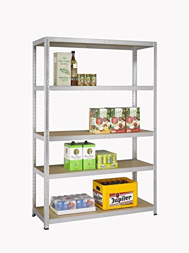 LC Regal Lagerregal 200x120x40 cm verzinkt 5 Böden - 3