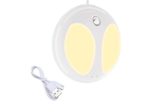 iLAFFUS 1PCS Motion Sensor Night Light, Rechargeable Wall Sconce, Auto/ON/Off Modes, Wireless Magnetic Lamp for Indoor, Bedroom, Hallway (1)