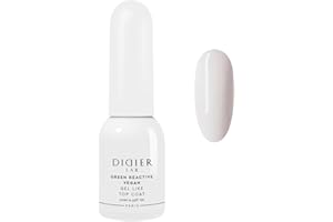 Didier Lab - Premium Vernis Top Coat Brillant - Ingrédients d'Origine Naturelle - Vernis Bio 25-Free - Vegan Vernis Longue Tenue Sans Lampe UV - Vernis Transparent - Top Coat Effet Gel 10ml