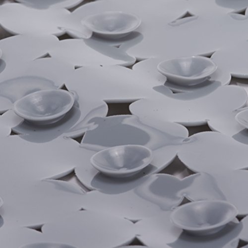 Duschmatte, Badematte, Badewanneneinlage PVC „Kieselsteine“ (Grau) - 3