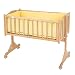TecTake Complete baby crib bedding set canopy fits rocking / swinging cradle - different colours - (Yellow)