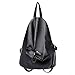 Produktbild Longzjhd Frau Rucksack Persönlichkeit Sperren Klein Rucksack Tasche Stickerei Rucksack PU Reisen Shopping Dating Party Mädchen Urlaub Mädchen Casual Daypack Schulrucksäcke