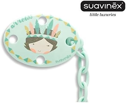 SUAVINEX "CLIP HOLDER" Nr. 3150731 - 1x Pacifier Soother Clip Holder/ PINK (0m+)