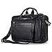Produktbild QARYYQ Herrentasche Business Bag Aktentasche Aus Leder Large Tote 17"Computer Bag, Schwarz, 42.5x14x31.5cm Aktentasche für Unternehmen