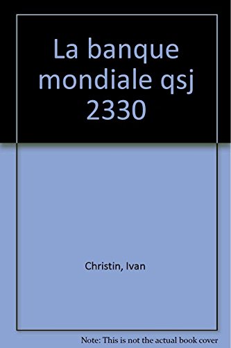 La  Banque mondiale