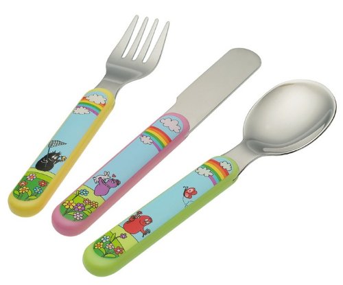 Preisvergleich Produktbild Barbapapa BA903C 3-teiliges Besteck Natur