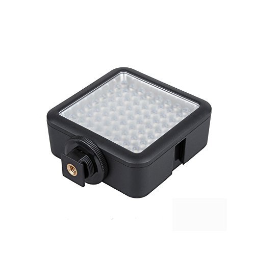 Godox LED64 260Lux Eclairage Vid  o Lampe Lumi  re Continu sur Cam  ra LED Panneau Ultra Claire Portable Dimmable Interverrouillage pour Cam  scope Vid  o et Cam  ra DSLR Appareil Photo Reflex Num  rique Canon Nikon Sony etc