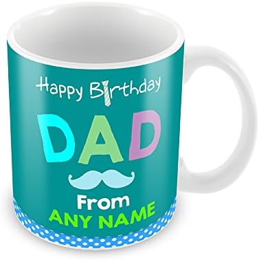 HAPPY BIRTHDAY MUM/DAD PERSONALIZED MUG GREAT GIFT PRESENT (DAD)