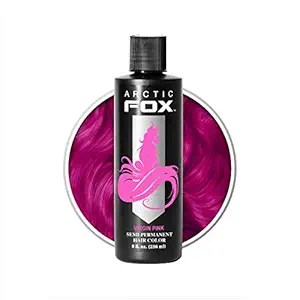 ARCTIC FOX 100% VEGAN VIRGIN PINK SEMI PERMANENT HAIR COLOR DYE 8 OZ by Arctic Fox