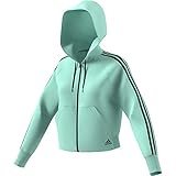 W Mh 3S Fz Hd (Dx2530) adidas W MH 3S FZ HD Sudadera, Mujer, Azul (mencla), XS