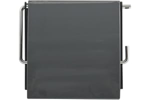 MSV Porte Rouleau Papier WC Mural PS & Acier chromé Blanc