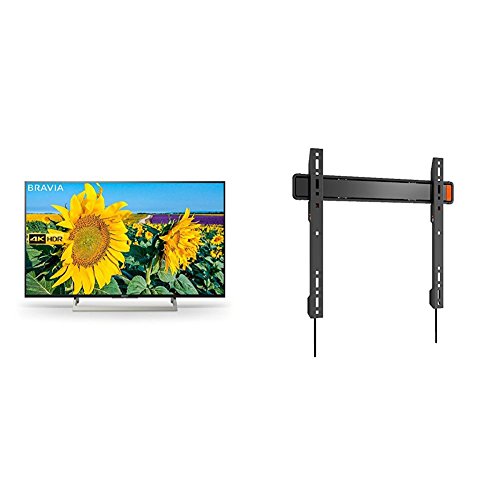 Sony Bravia KD55XF8096 55-Inch Android 4K HDR Ultra HD TV - Black (2018 Model) with Vogel's Wall 320