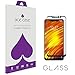 Price comparison product image Ace Case Xiaomi Pocophone F1 FULL Tempered Glass Screen Protector 3D Edge to Edge Full Coverage (BLACK Edges)